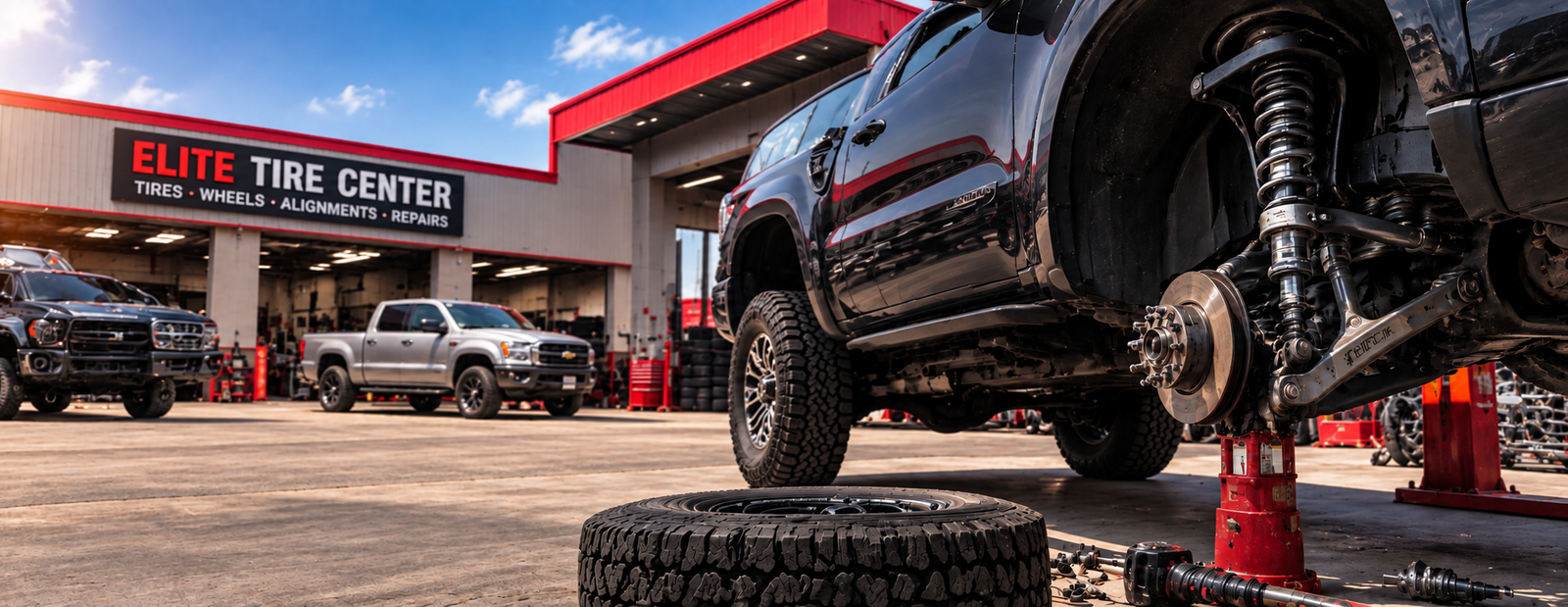 Suspension repair service at Elite Tire Center Yakima WA
